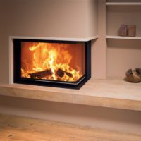 Moderner Kachelofen von Ofensetzer Senemann